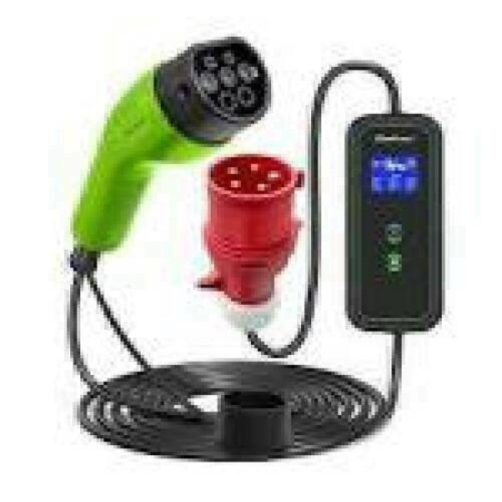QOLTEC 52471 Mobile charger for EV 2in1 type2 / 7kW / 230V / CEE 5 PIN