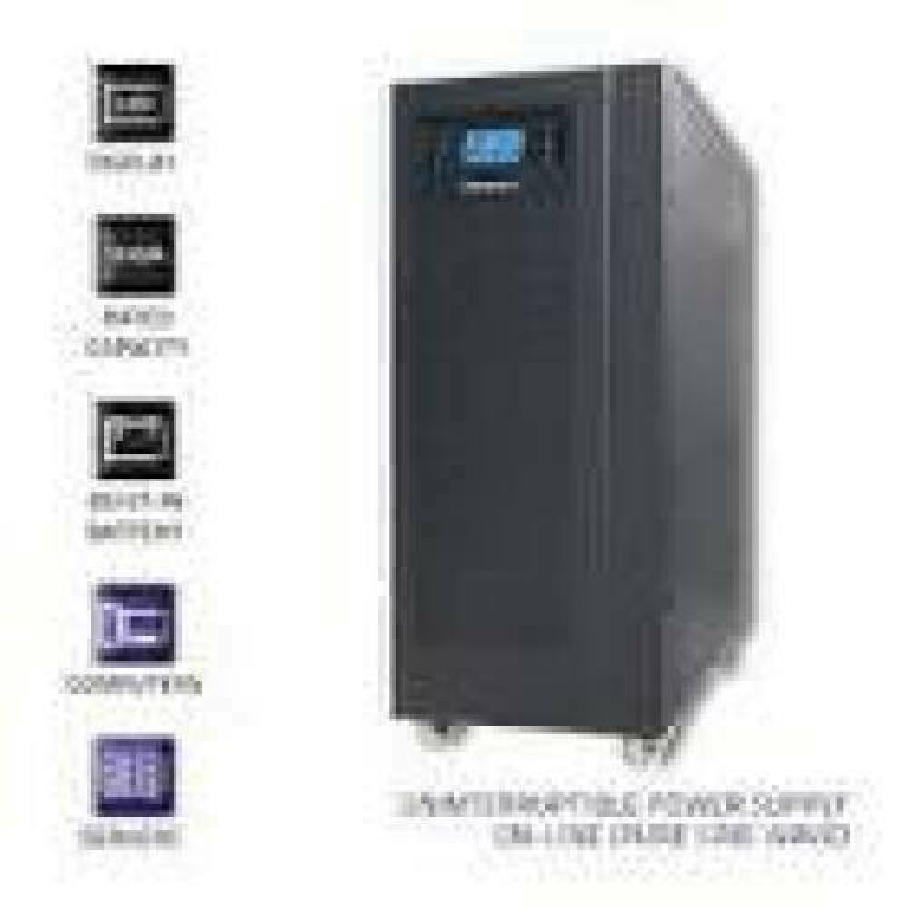 QOLTEC 53044 Uninterruptible power supply On-line 10KVA 8kW LCD USB