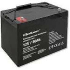 QOLTEC 53075 AGM battery 12V 80Ah