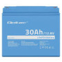 QOLTEC 53703 LiFePO4 lithium iron phosphate battery / 12.8V / 30Ah / 384Wh / BMS
