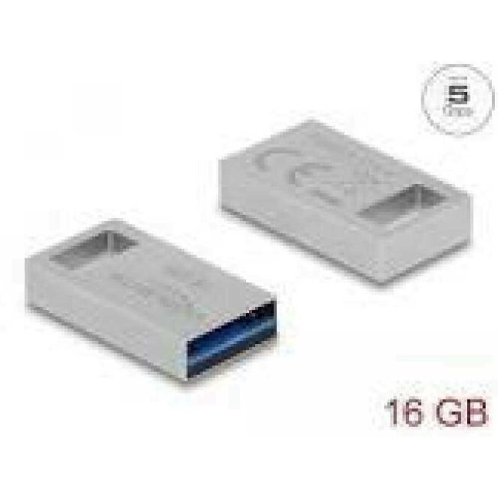 DELOCK USB 3.2 Gen 1 Memory Stick 16GB - Metal Housing