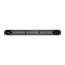 QOLTEC 54477 Patch panel Rack 48V 24 ports Passive PoE injector 1000m Black