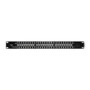 QOLTEC 54477 Patch panel Rack 48V 24 ports Passive PoE injector 1000m Black