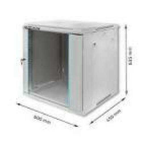 QOLTEC 54485 Rack cabinet 19inch 12U 600 x 450 x 635