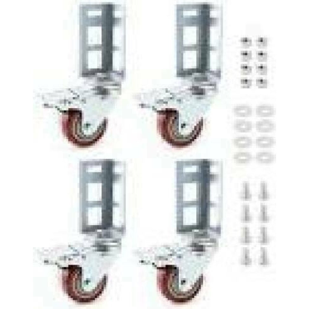 QOLTEC 54508 Rack castors set without locking / 4pcs