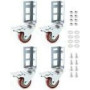 QOLTEC 54508 Rack castors set without locking / 4pcs
