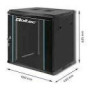 QOLTEC 54518 19inches RACK cabinet / 15U / 600 x 600 x 855 / Steel case