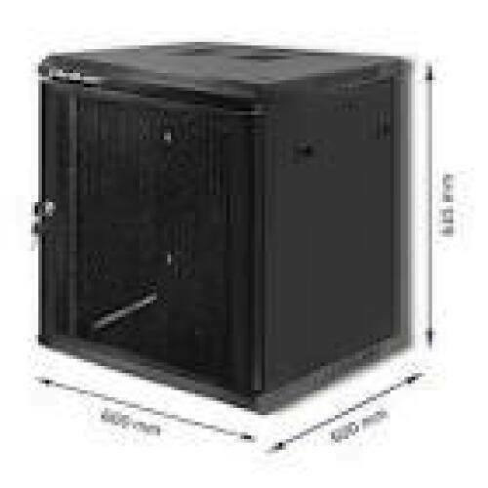 QOLTEC 54519 19inches RACK cabinet / 15U / 600 x 600 x 855 / Perforated doors / Steel case