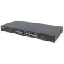 INTELLINET 561044 Gigabit Ethernet Switch with 2 SFP Ports 24 x 10/100/1000 Mbps RJ45 Ports + 2 x SFP IEEE 802.3az 19inch Rackmount