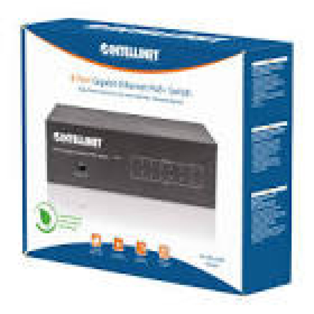 INTELLINET 561204 8-Port PoE+ Gigabit Switch 8 x PoE Ports IEEE 802.3at/af Power-over-Ethernet PoE+/PoE confirm 60W Desktop