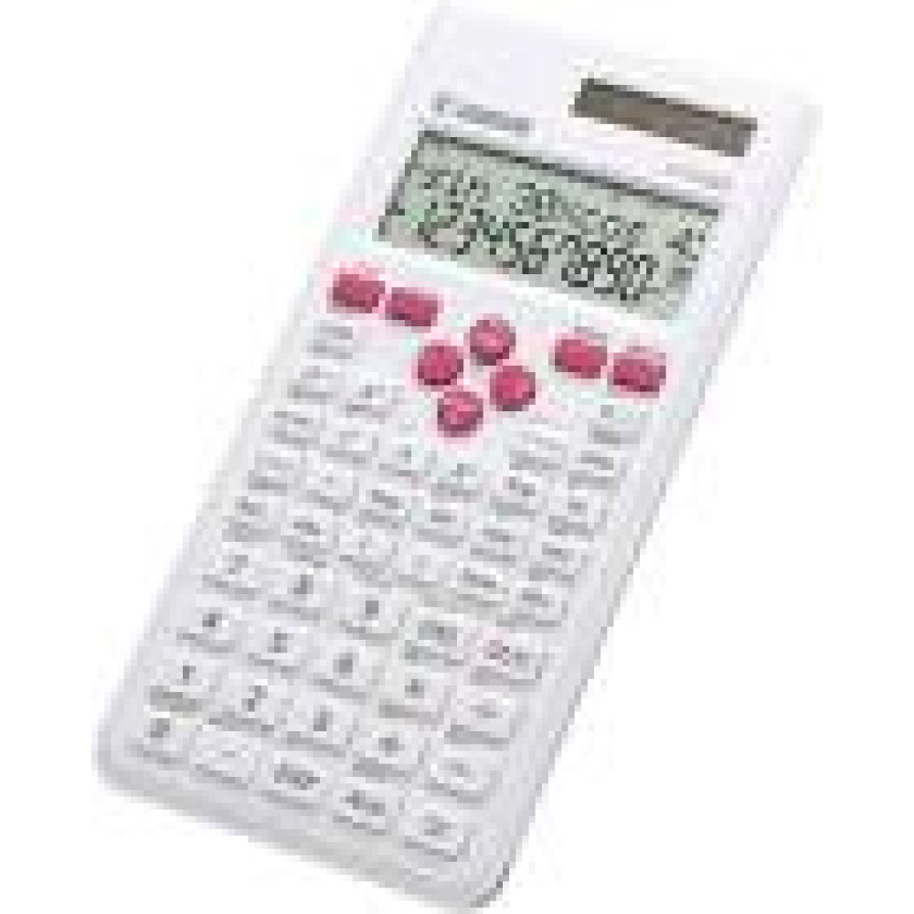 CANON F-715SG EXP DBL Calculator White & Magenta