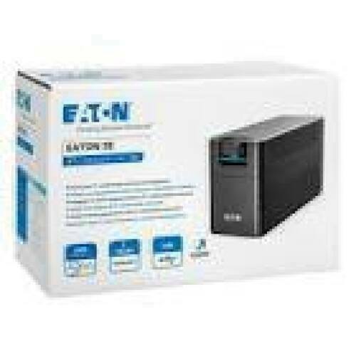 EATON 5E 700 DIN G2 700VA 360W Attached input cord 2 Schuko