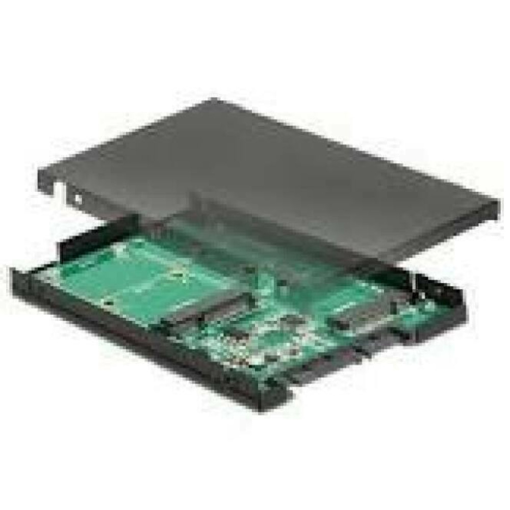 DELOCK Converter SATA 22 pin > 1 x M.2 + 1 x mSATA