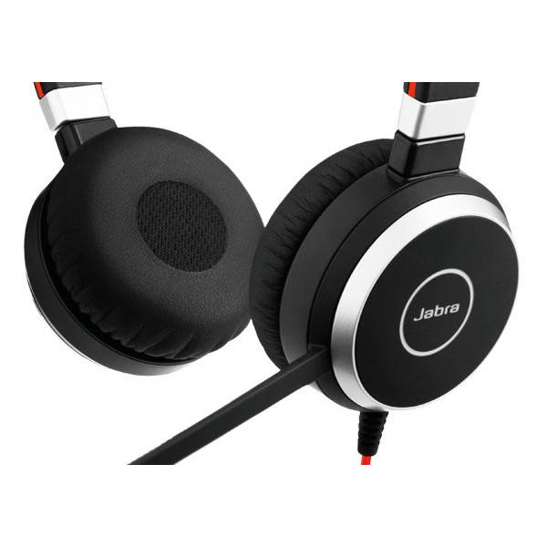 JABRA Evolve 40 MS stereo Headset on-ear wired USB-C