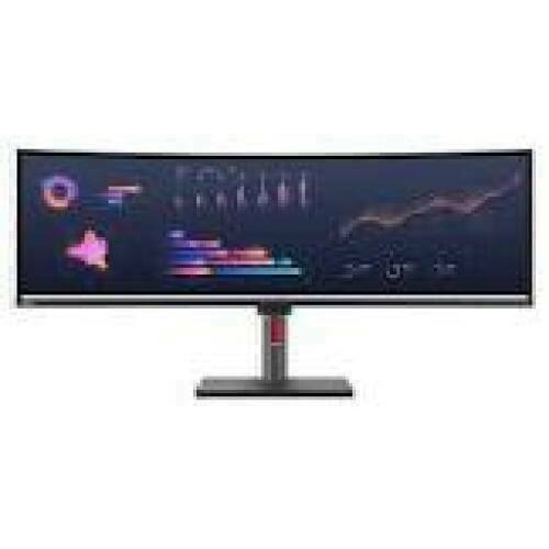 LENOVO ThinkVision P49w-30 49inch IPS 32:9 5120x1440 60Hz 350cd/m2 2000:1 4ms 2xHDMI 2.1 1xDP 1.4 1xTB Out USB HUB 1xRJ45 5Wx2 3y