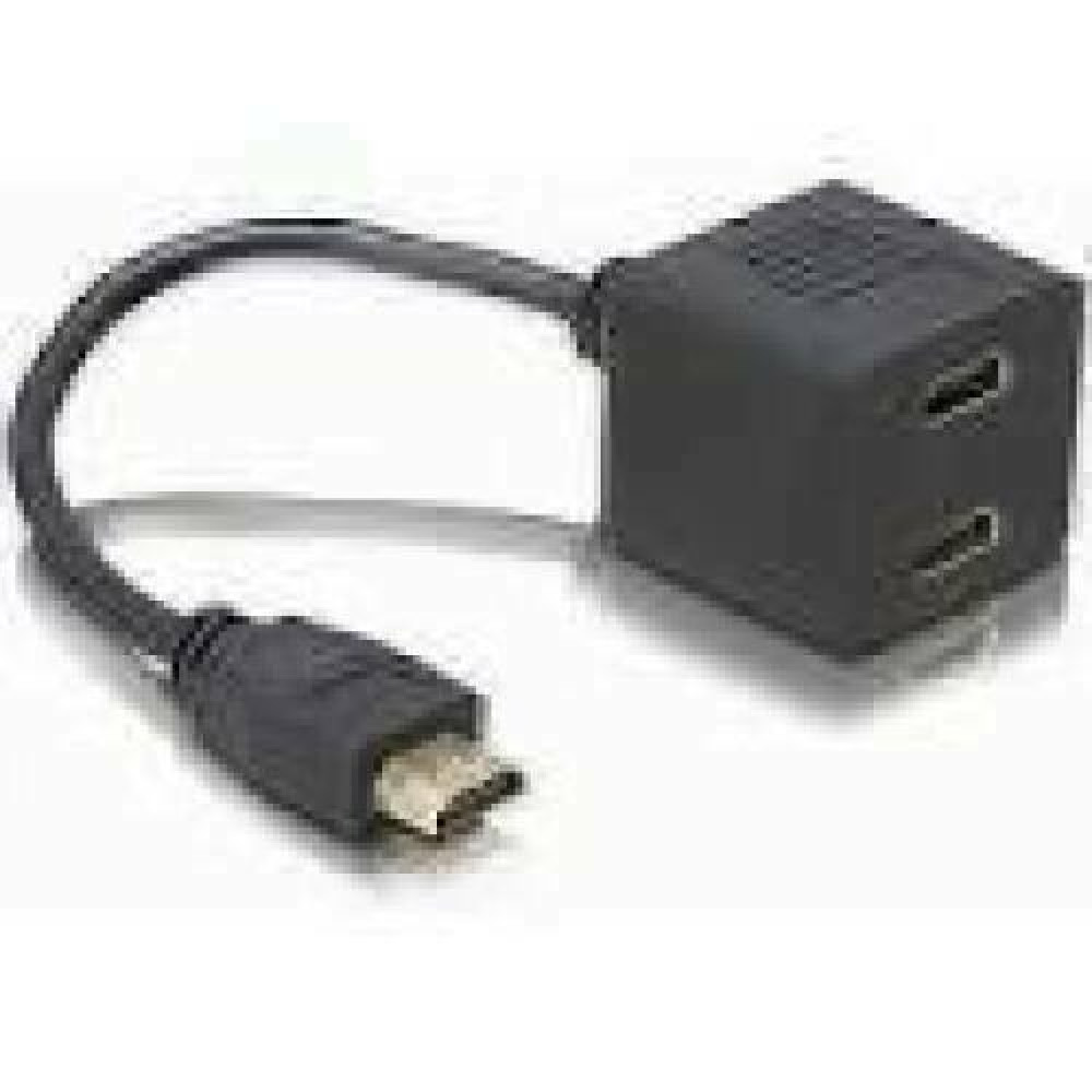 DELOCK Adapter HDMI plug to 2x HDMI jack