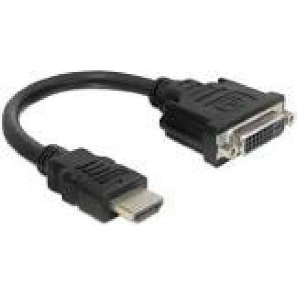 DELOCK Adapter cable HDMI St > DVI 24+1 Buchse