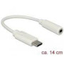 DELOCK Audio Adapter USB Type-C male > Stereo Jack female 14 cm