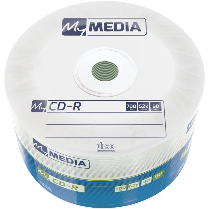 VERBATIM MyMedia CD-R 52x 700MB 50 Pack Wrap
