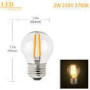 LEDURO LED BULB G45 2W 220lm E27 3000K 220V FILAMENT 220-240V