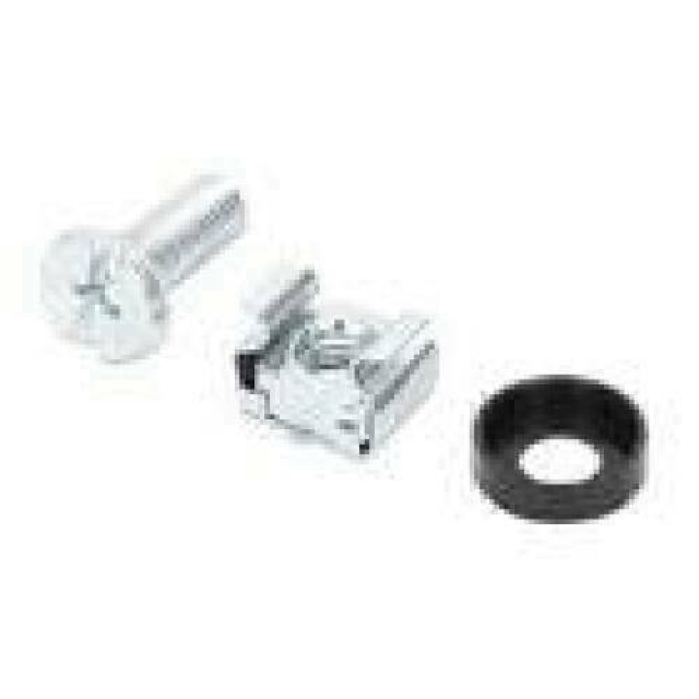 INTELLINET Cage Nuts Set for Racks 50x M6 cage nuts 50x M6 screws 50x Plastic Washers
