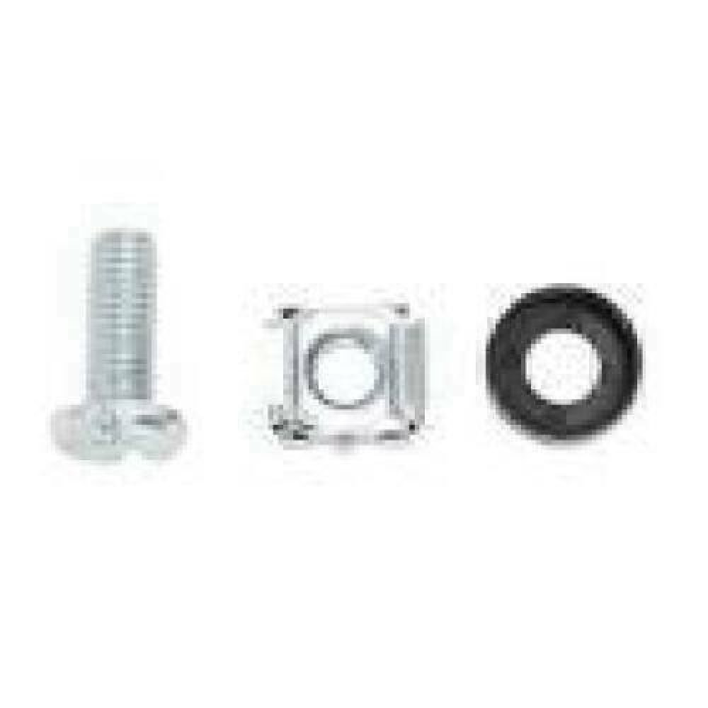 INTELLINET Cage Nuts Set for Racks 50x M6 cage nuts 50x M6 screws 50x Plastic Washers
