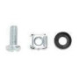 INTELLINET Cage Nuts Set for Racks 50x M6 cage nuts 50x M6 screws 50x Plastic Washers