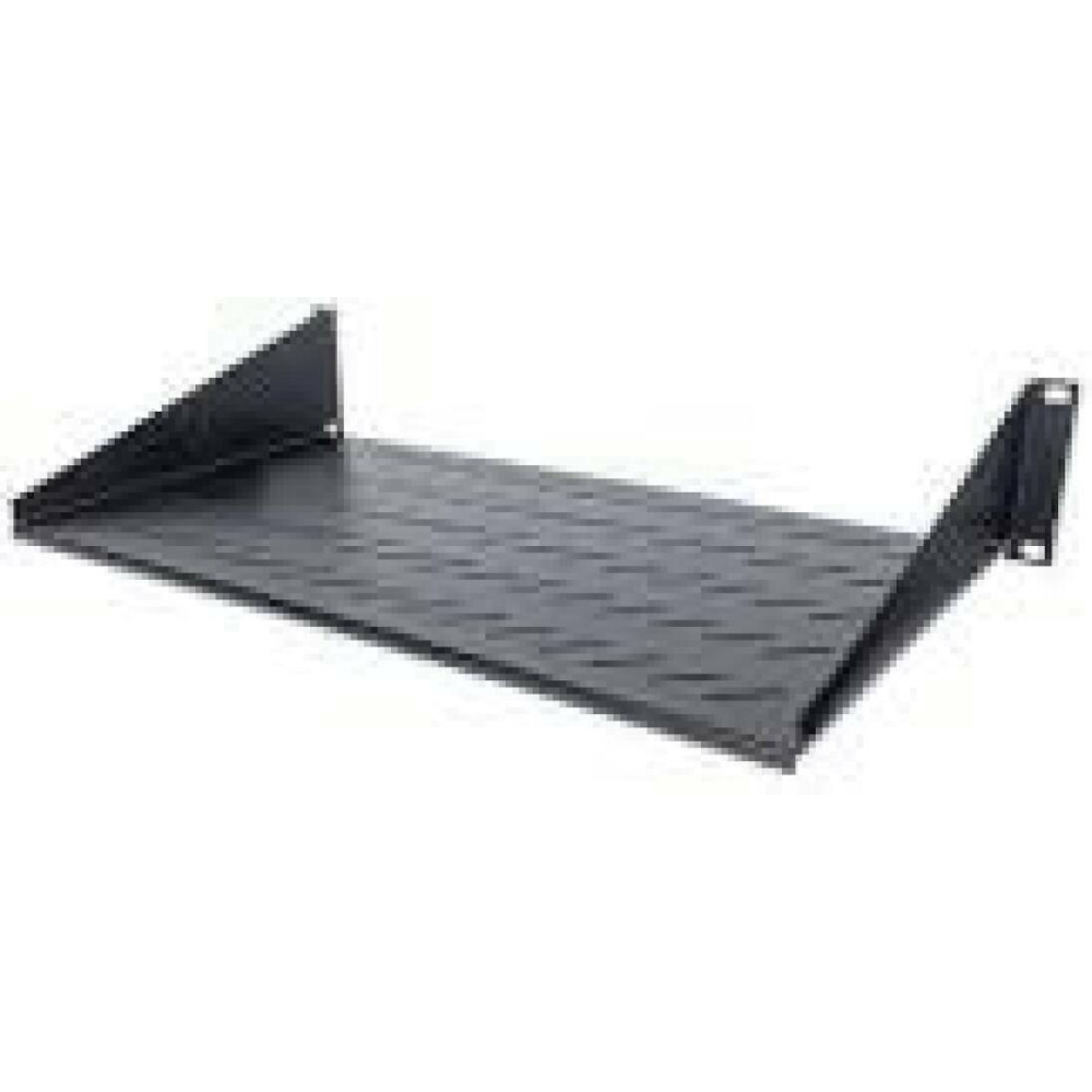 INTELLINET 19inch Cantilever Shelf 2U 2-Point Front Mount 250mm Depth Black