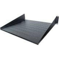 INTELLINET 19inch Fixed Shelf 2U 2-Point Front Mount 400mm Depth Black