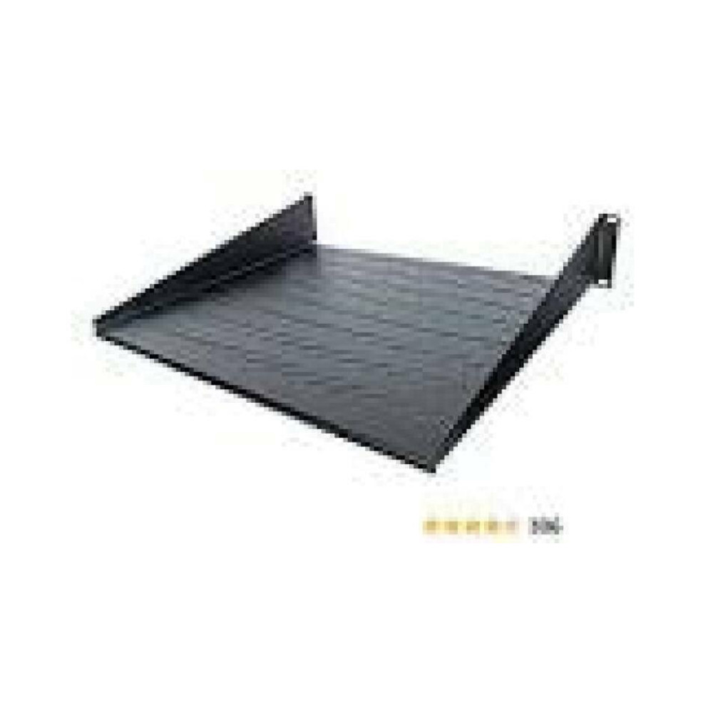 INTELLINET 19inch Fixed Shelf 2U 2-Point Front Mount 400mm Depth Black