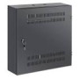 INTELLINET Low-Profile 19inch Wall Mount Cabinet with 4U Horizontal and 2U Vertical Rails 170mm 6.7 in depth black RAL7021
