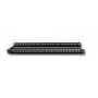 INTELLINET Blank 24-port panel for Keystone Jack 1U 19 with cable organizer