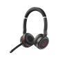 JABRA Evolve 75 SE MS Stereo Headset on-ear Bluetooth wireless active noise cancelling USB Certified Microsoft Teams LINK 380a M