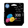 HP 308 Tri-Color Original Ink Cartridge