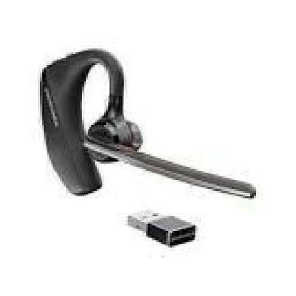 HP Poly Voyager 5200 UC Headset in-ear Bluetooth wireless wired USB-A via Bluetooth adapter black Certified for Microsoft Teams