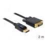 DELOCK Cable Displayport > DVI 24+1 m/m 2m