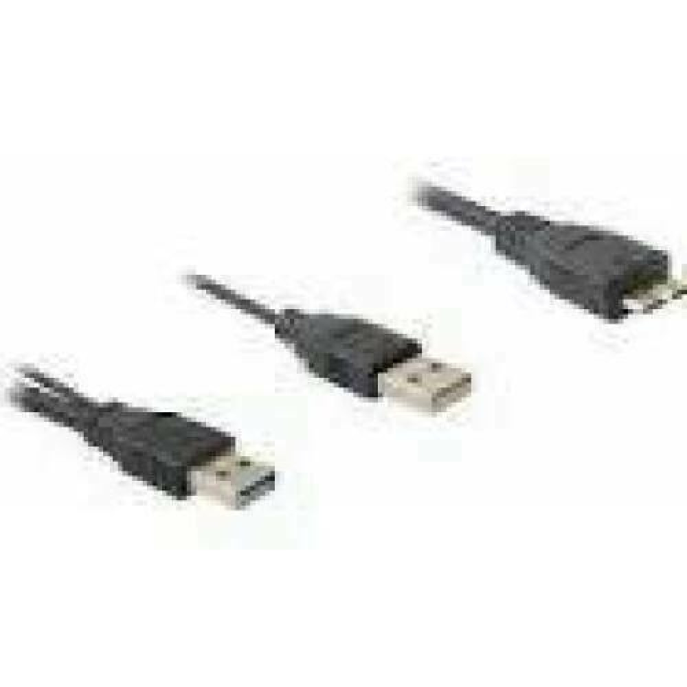 DELOCK Cable USB 3.0 Y 1x USB 3.0 micro-B St+ USB 2.0-A St 20cm