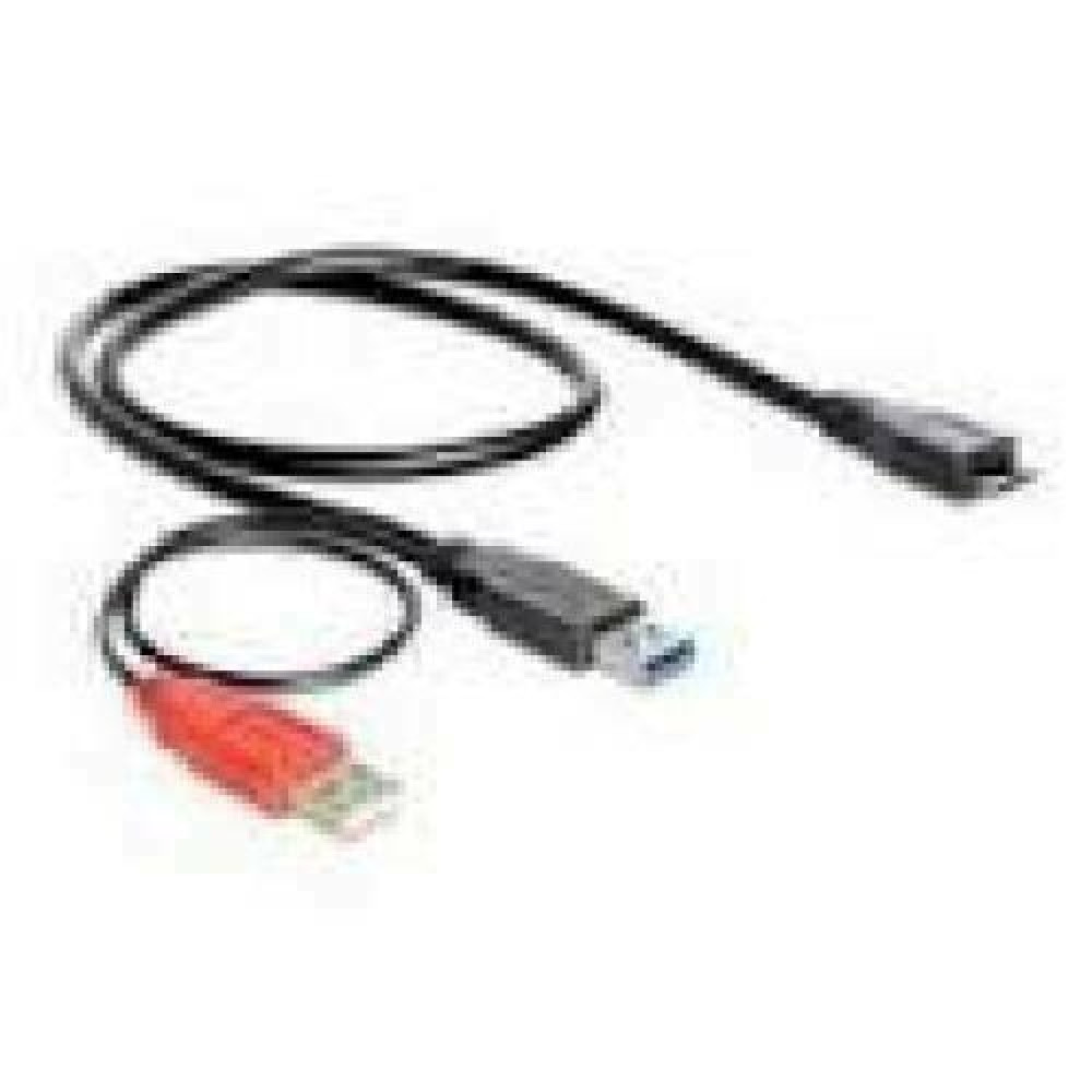 DELOCK Cable USB 3.0 Y 1x USB 3.0 micro-B St+ USB 2.0-A St 20cm