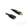 DELOCK Extension Cable High Speed HDMI with Ethernet - HDMI A male > HDMI A female 1m