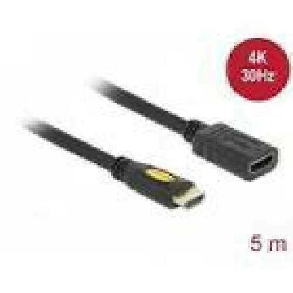 DELOCK Extension Cable High Speed HDMI with Ethernet - HDMI A male > HDMI A female 5m