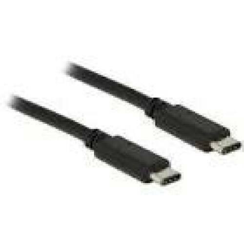 DELOCK Cable USB Type-C 2.0 male > USB 2.0 Type-B male 2.0 m black