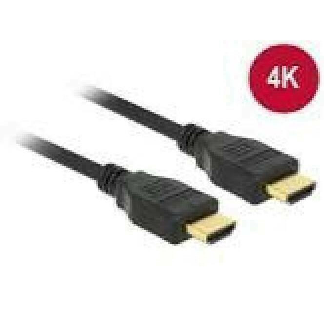 DELOCK Cable High Speed HDMI with Ethernet HDMI A male > HDMI A male 4K 2 m