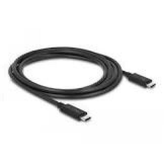 DELOCK cable Thunderbolt 3 USB-C male > USB-C male passive 1.0 m 5 A 20 Gb/s black