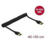 DELOCK HDMI Coiled Cable 4K 60Hz