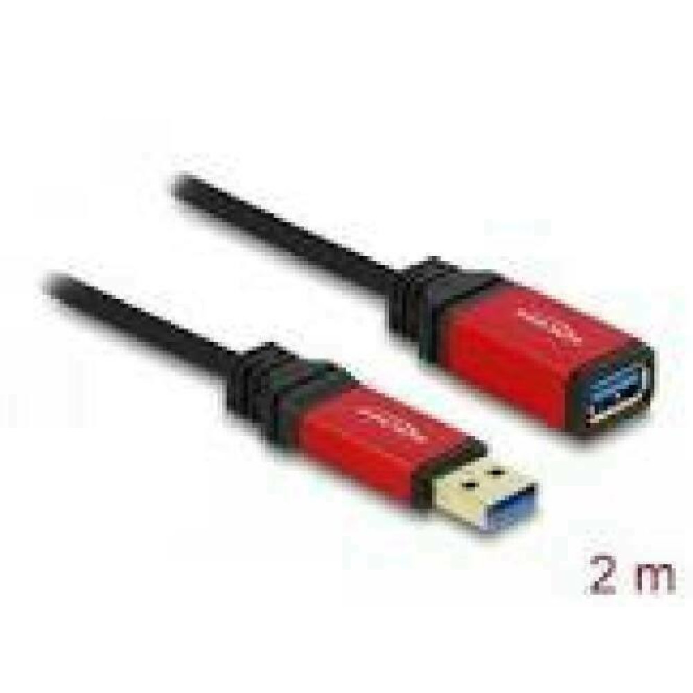 DELOCK Extension cable USB 3.0 Type-A male > USB 3.0 Type-A female 2.0 m black