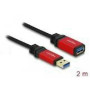 DELOCK Extension cable USB 3.0 Type-A male > USB 3.0 Type-A female 2.0 m black