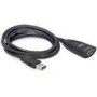 DELOCK Extension cable USB 3.0 Type-A male > USB 3.0 Type-A female 5.0 m black