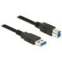 DELOCK Cable USB 3.0 Type-A male > USB 3.0 Type-A male 1.5 m black