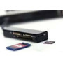 EDNET USB 3.0 Multi Card Reader 4-port supports MS SD T-flash CF Format black