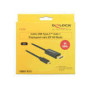 DELOCK Cable USB Type-C male > Displayport male (DP Alt Mode) 4K 60 Hz 1 m black